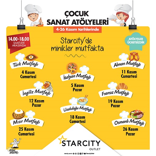 Minik Şeflerden Büyük Lezzetler(4-26 Kasım)