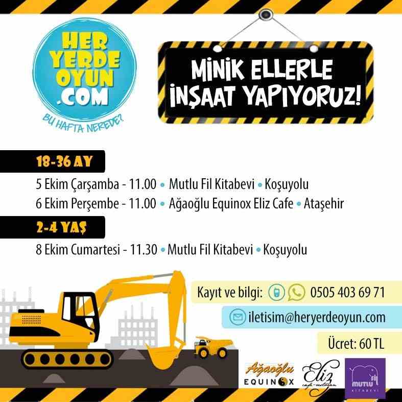 Minik Ellerle İnşaat Yapıyoruz!