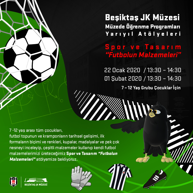 Beşiktaş JK Müzesi Yarıyıl Atölyeleri- Spor ve Tasarım