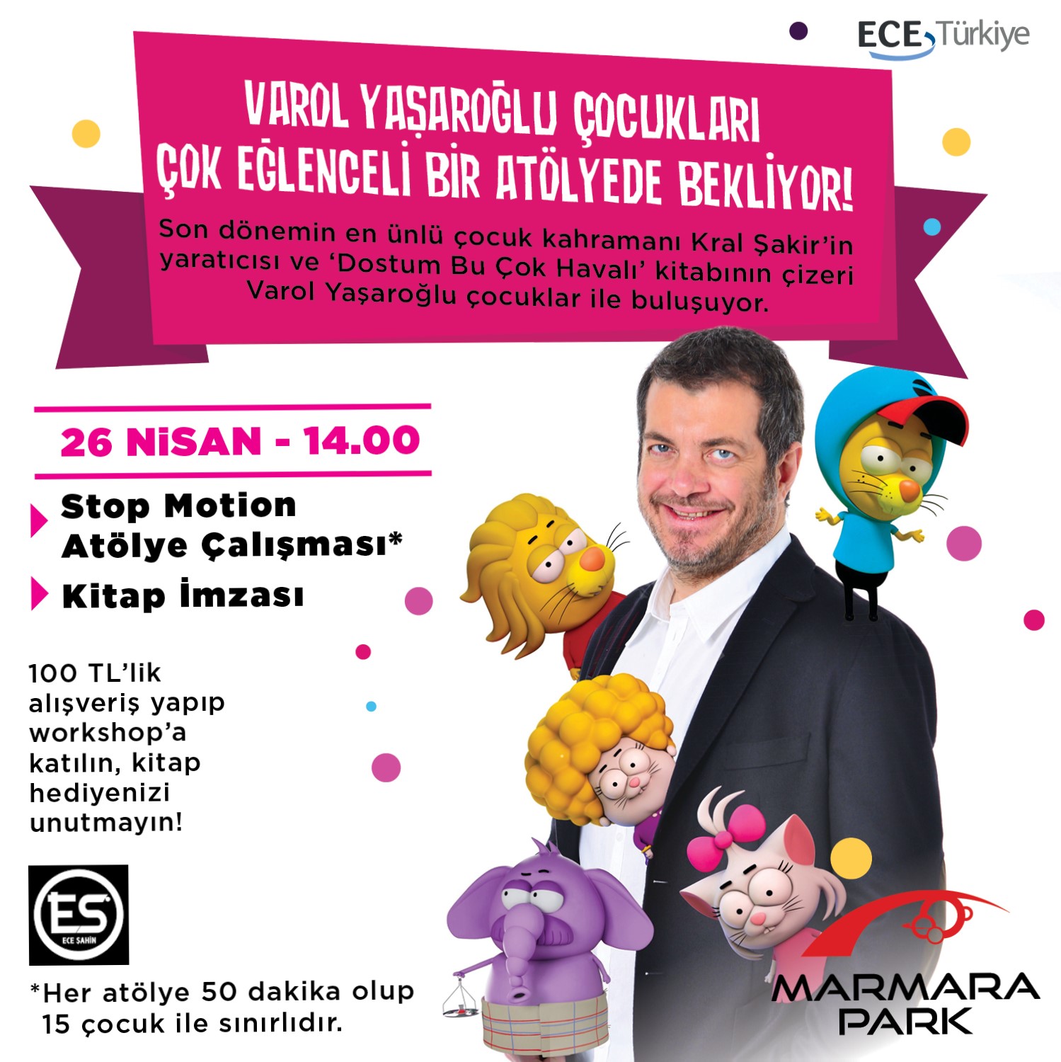 Marmara Park Kral Şakir ile “Stop Motion Animasyon”