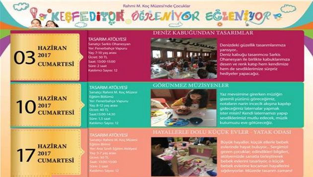 Rahmi Koç Müzesi Haziran Ayı Programı