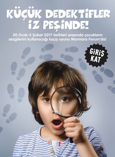 Dedektif Olmak İsteyen Minikler Marmara Forum'a Davetli!
