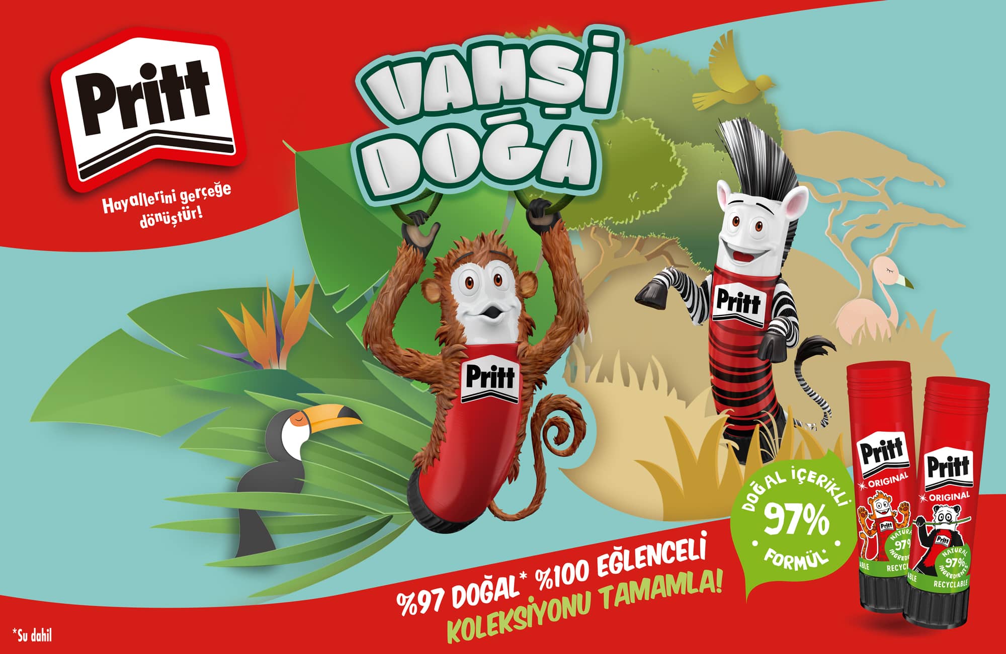 Çocuklar, Pritt'le Vahşi Doğayı Keşfe Çıkıyor